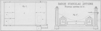 Tav. LIV, Baron Stanislas Antoine, Nouveau système de lit