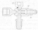 Section by high pressure valve