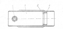 Horizontal plan view of the device