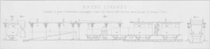 Tav. 38, Bruno Lorenzo, Congegno col quale si trasbordano i passeggeri e meri lle stazioni delle ferrovie, senza bisogno di fermare il treno