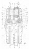 Longitudinal section view through the brake