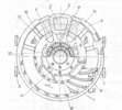 Side view cross section by the brake