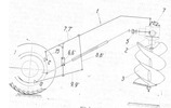 Hole digging machine, general scheme