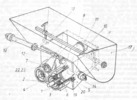 Axonometric view of the area of ​​distribution of concrete