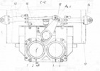 Cross section through concrete cylinders