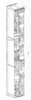 Schematic view of the vertical frame in construction