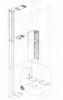 Perspective view of the frame and skeletal elements