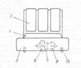 Plan view of the equipment