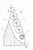 View of part of a tooth cutting