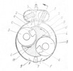 Rotary Engine Cross Section B-B