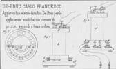 Tav. LXXXIII, De-Bruc Carlo Francesco, Apparecchio elettro-faradico De-Bruc per le applicazioni mediche con correnti di primo, secondo e terzo ordine