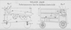 Tav. LXXXIV, Wilson Jean, Perfectionnements dans les machines à battre le blé