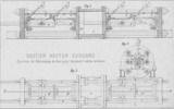Tav. XCVI, Bastien Hector Edouard, Système de fabrication de fers pour chevaux et autres animaux
