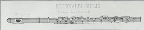 Tav. 128, Briccialdi Giulio, Flauto sistema Briccialdi