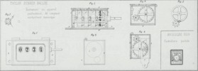 Tav. 129, Taylor Fenner Ballon, Instrument ou appareil perfectionné, dit compteur enrégistreur numérique