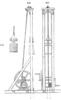 Detail of impact test machine.