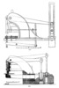 Detail from riveting machine actuated by piston.