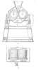 Detail of machine for grinding grain