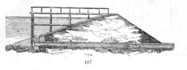 Detail of an irrigation dam.