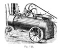 Scheme from a reduced steam locomotive.