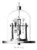 Scheme of a machine to measure the air resistance.