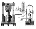 Scheme manual hydraulic press.