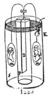 Schematic of apparatus for galvanizing.
