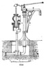 Schematic of hydraulic crane.