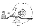 Scheme from press operated by flywheel.