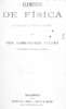 Title page of book Elementos de Física
