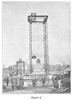Image of the scaffold from the monument to Christopher Columbus in Barcelona.