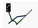 Mechanism for the articulation of a door on a motor vehicle