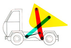 Guidance-mechanism for a dump truck