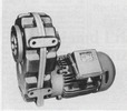 Roller-shaft mounted motor