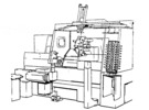 CNC lathe equipped for automatic tool change