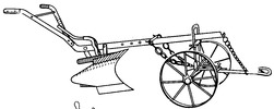 Plough with changeable plough bottom