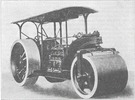 Gasoline roadroller built in the Euskalduna Company