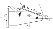 Turning Device for Conical Holes - Side View
