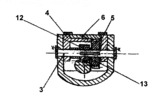 Turning Device for Conical Holes - Cross section A-A
