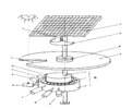 Solar Tracking Device for PV Panels - Principle Schema