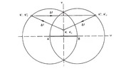 Reduzierung der sechs Koppelpunktlagen aus 3.5 auf drei Stellen auf Grund eines gleichschenkligen Koppeldreiecks