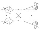 Two views of two movingsparts of a gear capable of oscillation