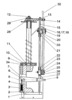 Spool Device for Knitting Machine - Axial section