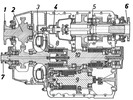 Fully automated hydro-mechanical four-speed gear for railcars and locomotives