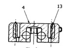 Special Clamp for Short-Circuiting Device - Fixing Elements Cross Section