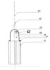 Banner Lifting Device - Manner of fastening in upper node