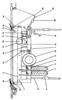 Rod holder with automatic reinforcing and audible warning - Support Assembly View