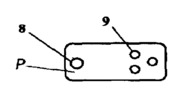 Frontal actuator, by sliding, for windows, doors and gates - view of the mounting part