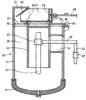Method and device for introducing bulk materials in a metallurgical vessel - vertical section in furnace vessel