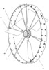 Rotor for Wind Turbine - 3D View if the Rotor without Spokes